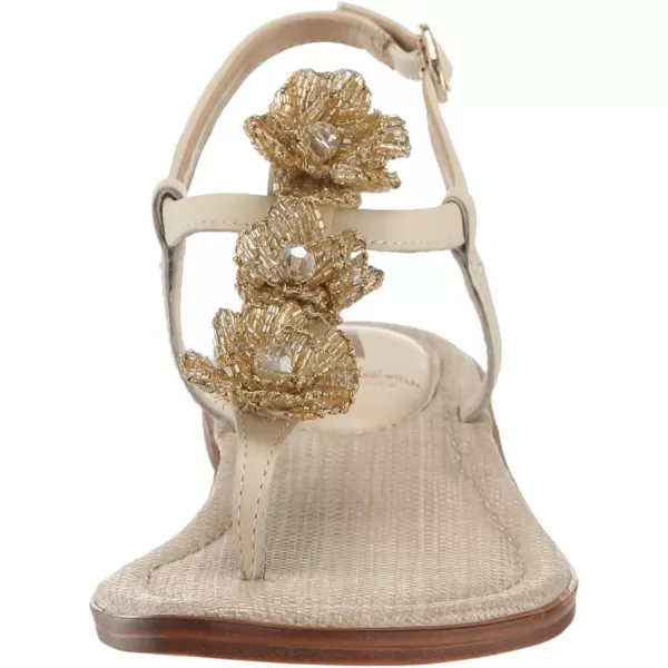 Sam Edelman Womens Gigi Flora Flat SandalModern Ivory