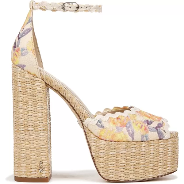 Sam Edelman Womens Kori Platform SandalApricot Multi