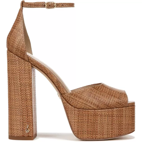 Sam Edelman Womens Kori Platform SandalCuoio Weave