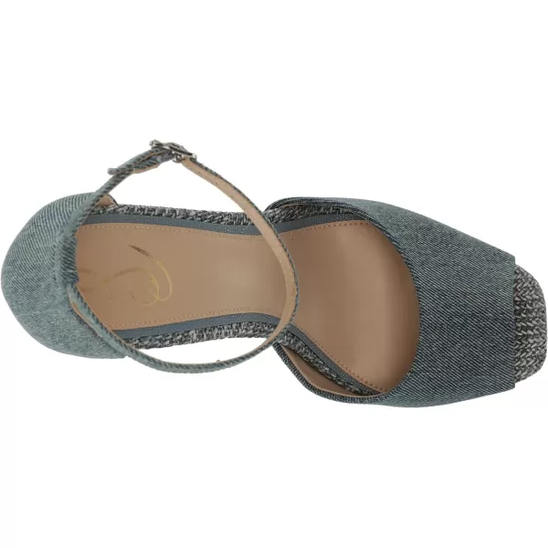 Sam Edelman Womens Kori Platform SandalWashed New Blue
