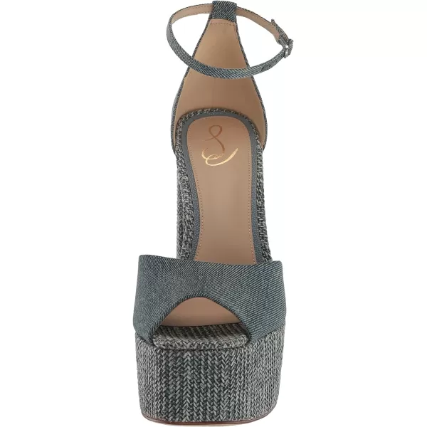 Sam Edelman Womens Kori Platform SandalWashed New Blue