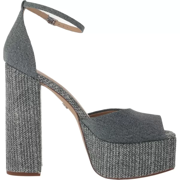 Sam Edelman Womens Kori Platform SandalWashed New Blue