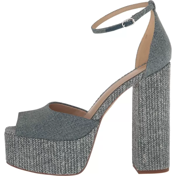 Sam Edelman Womens Kori Platform SandalWashed New Blue
