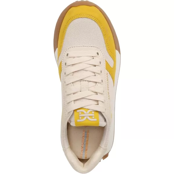 Sam Edelman Womens Layla SneakerSaffron YellowIvory