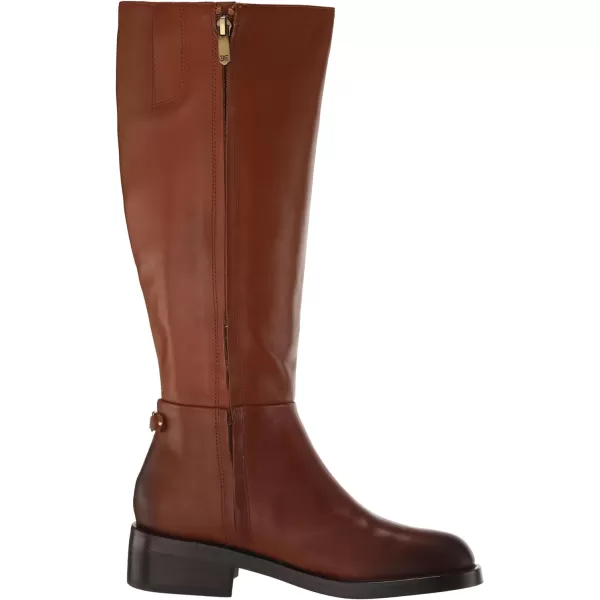 Sam Edelman Womens Mable Equestrian BootRich Cognac Athletic Calf