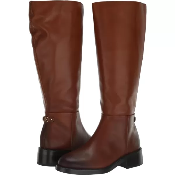 Sam Edelman Womens Mable Equestrian BootRich Cognac Athletic Calf