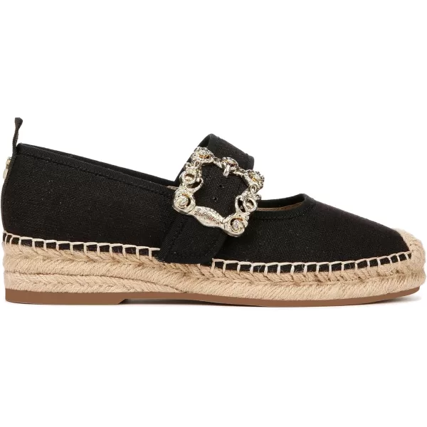 Sam Edelman Womens Maddy Mary Jane FlatBlack Linen