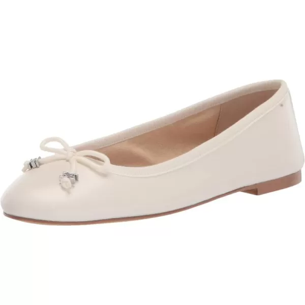 Sam Edelman Womens Felicia Ballet FlatBright White Luxe