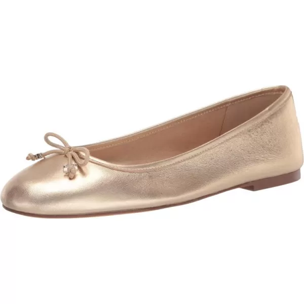 Sam Edelman Womens Felicia Ballet FlatGold Leaf Luxe