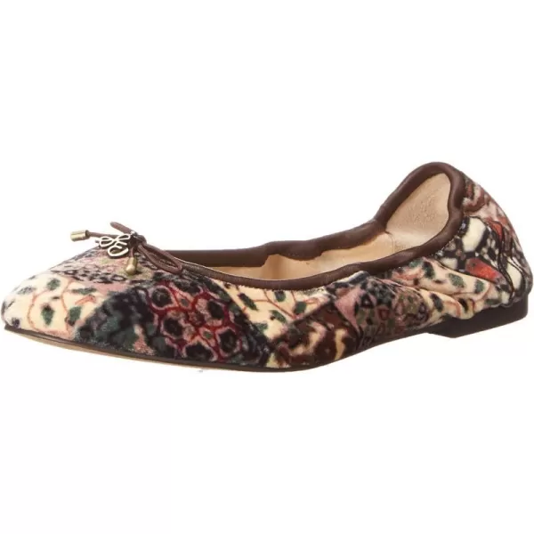 Sam Edelman Womens Felicia Ballet FlatIvory Multi