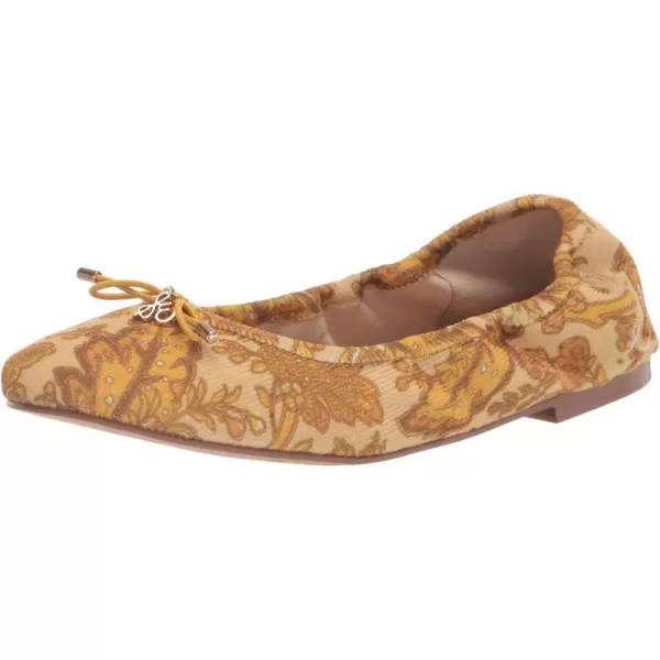 Sam Edelman Womens Felicia Ballet FlatTumeric