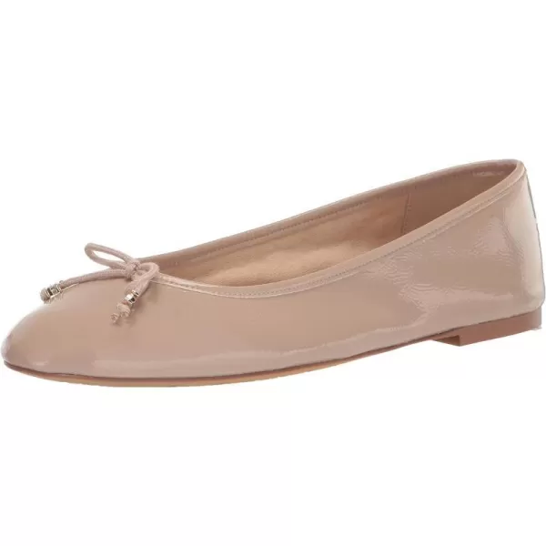 Sam Edelman Womens Felicia Luxe Ballet FlatChai Latte
