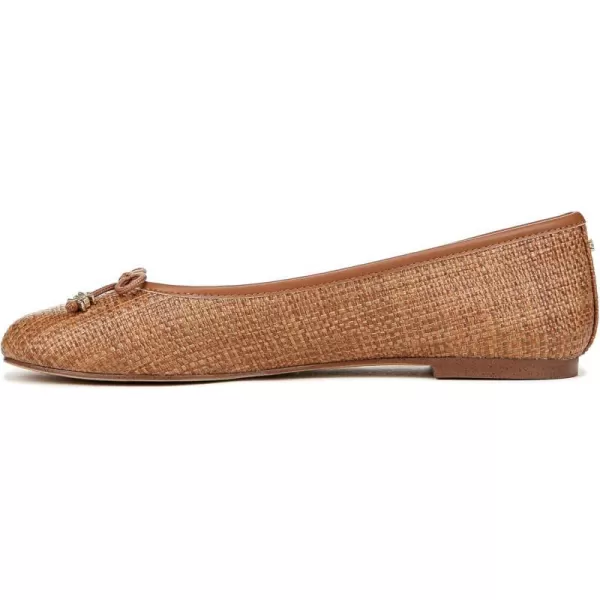 Sam Edelman Womens Felicia Luxe Ballet FlatCuoio Weave