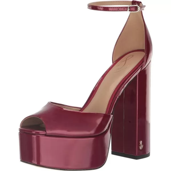 Sam Edelman Womens Kori Platform SandalHolly Red