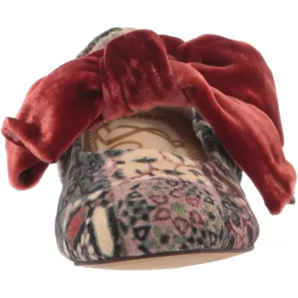Sam Edelman UnisexChild Felicity Kids Ballet FlatIvory MultiCanyon Orange