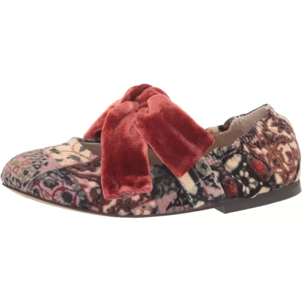 Sam Edelman UnisexChild Felicity Kids Ballet FlatIvory MultiCanyon Orange
