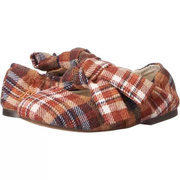 Sam Edelman UnisexChild Felicity Kids Ballet FlatRust Multi