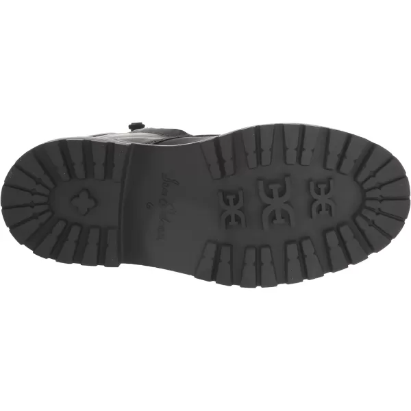 Sam Edelman Womens Aleia Combat BootBlack Leather