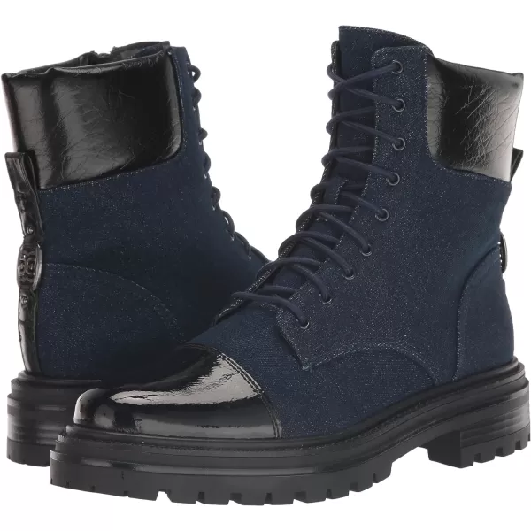 Sam Edelman Womens Aleia Combat BootHudson NavyBlack