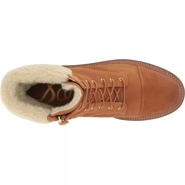 Sam Edelman Womens Aleia Combat BootSaddleNatural