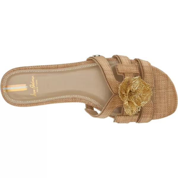 Sam Edelman Womens Bay Flora Flat SandalBuff Tan