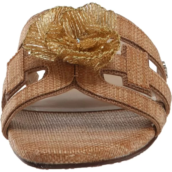 Sam Edelman Womens Bay Flora Flat SandalBuff Tan