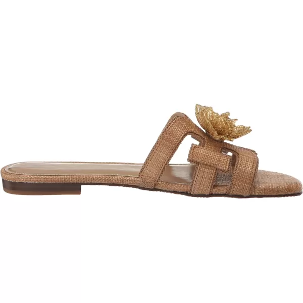 Sam Edelman Womens Bay Flora Flat SandalBuff Tan
