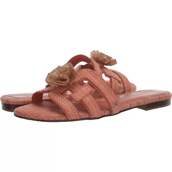 Sam Edelman Womens Bay Flora Flat SandalStucco Pink