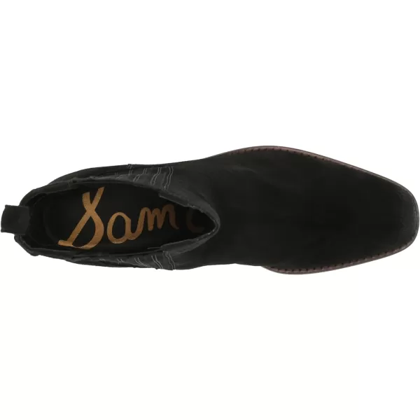 Sam Edelman Womens Bronson Chelsea BootBlack Suede