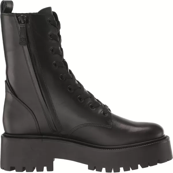 Sam Edelman Womens Evina Combat BootBlack Leather