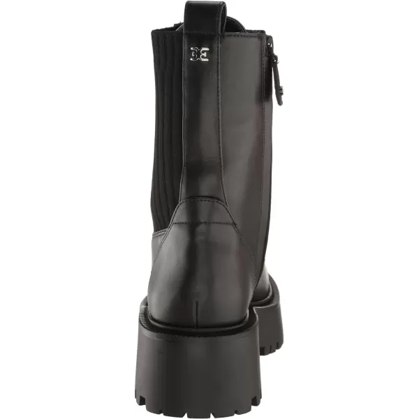 Sam Edelman Womens Evina Combat BootBlack Leather
