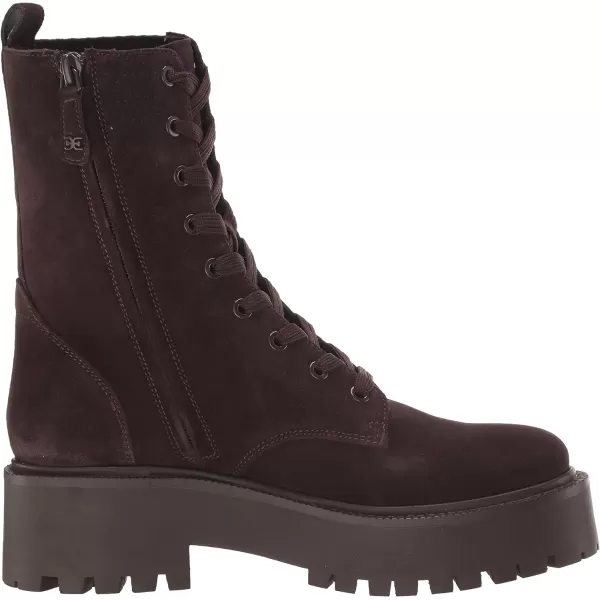 Sam Edelman Womens Evina Combat BootChocolate Brown