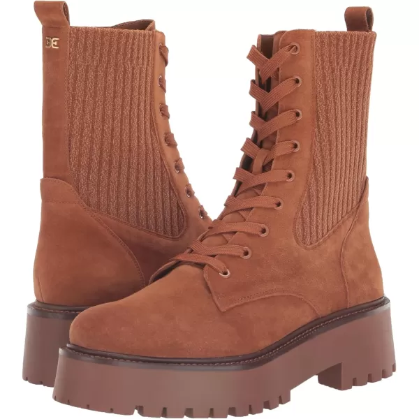 Sam Edelman Womens Evina Combat BootFrontier Brown