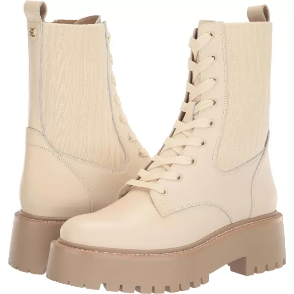 Sam Edelman Womens Evina Combat BootModern Ivory
