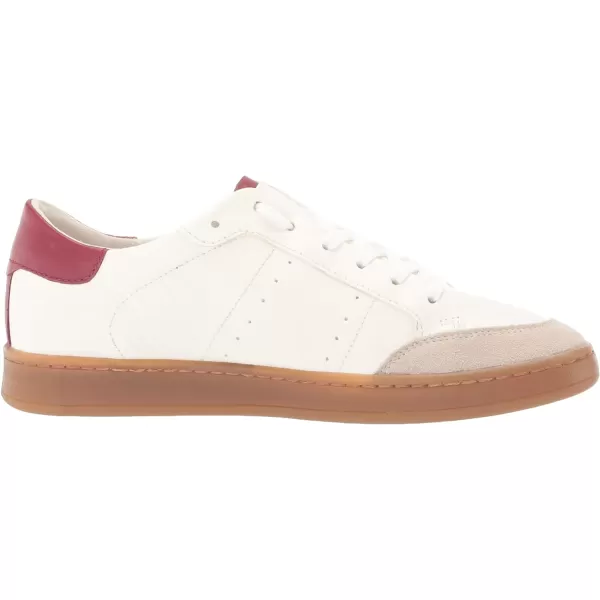 Sam Edelman Womens Josi SneakerWhiteDk Cherry
