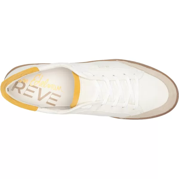 Sam Edelman Womens Josi SneakerWhiteSunset Yellow