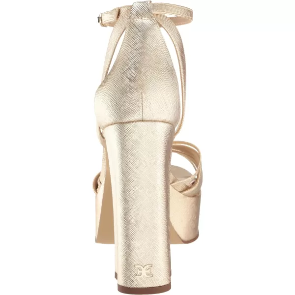 Sam Edelman Womens Kamille Heeled SandalGold Leaf