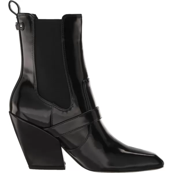 Sam Edelman Womens Suzette Western BootBlack Leather