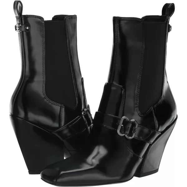 Sam Edelman Womens Suzette Western BootBlack Leather