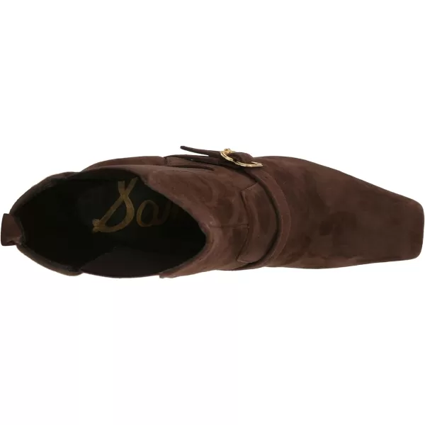 Sam Edelman Womens Suzette Western BootChocolate Brown