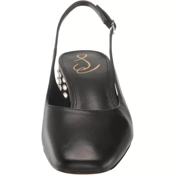 Sam Edelman Womens Terra SlingbackBlack Leather Gem