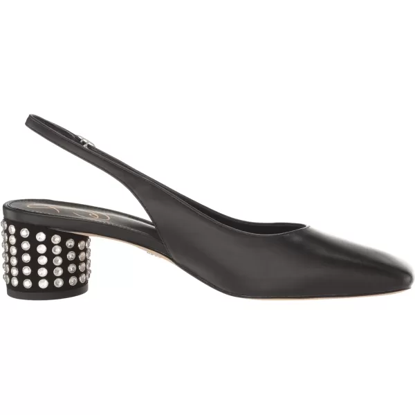 Sam Edelman Womens Terra SlingbackBlack Leather Gem