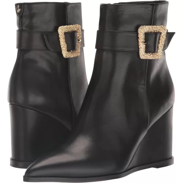 Sam Edelman Womens Weslie Fashion BootBlack Leather