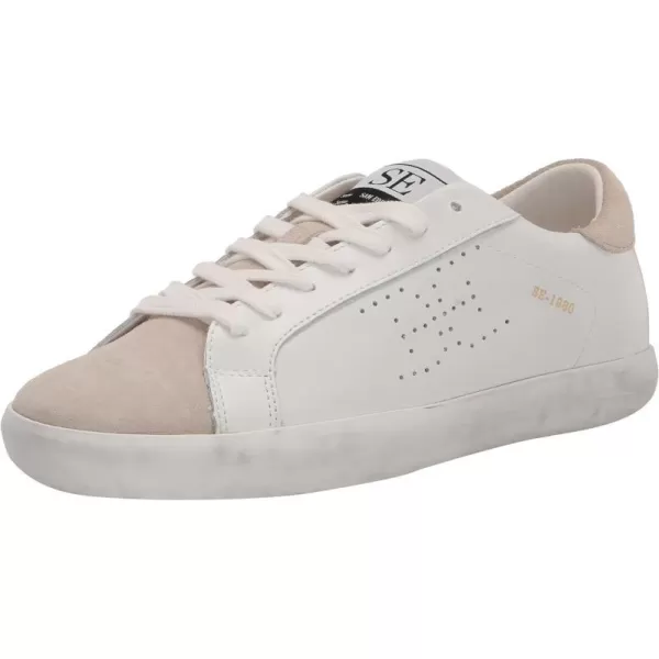 Sam Edelman Girls Aubrie Mini SneakerWhiteGreige