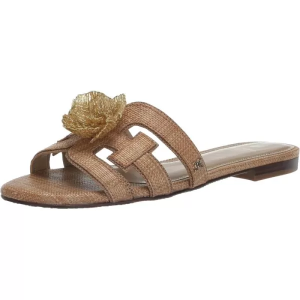 Sam Edelman Womens Bay Flora Flat SandalBuff Tan