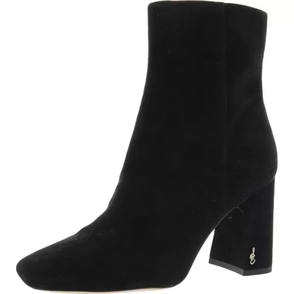 Black Suede Leather