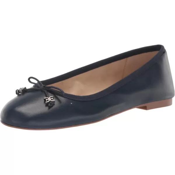 Sam Edelman Womens Felicia Ballet Flat Hudson Navy Luxe 85Sam Edelman Womens Felicia Ballet Flat Hudson Navy Luxe 85