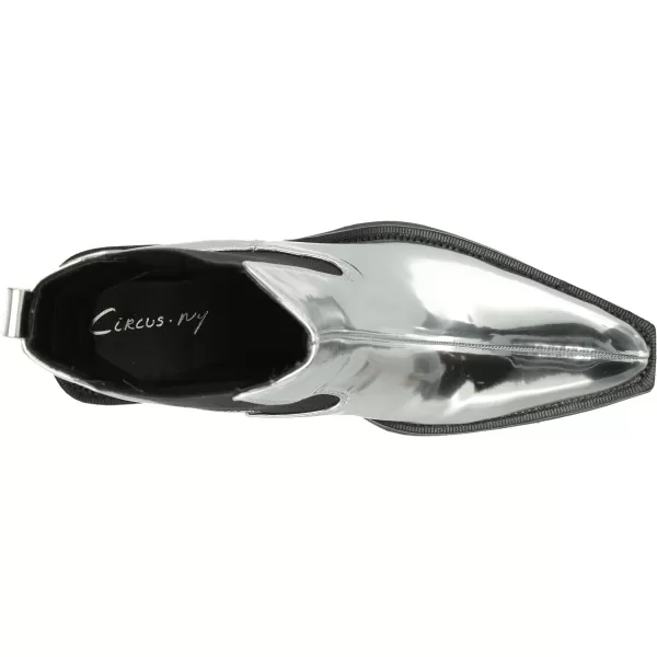 Circus NY Womens Mindy Chelsea BootSoft Silver