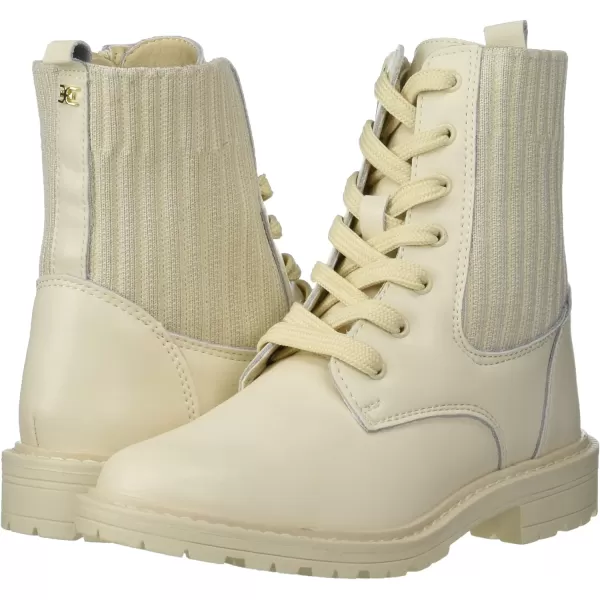 Sam Edelman Girls Lydell Mini Combat BootModern Ivory