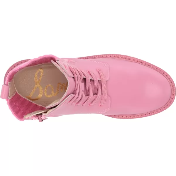 Sam Edelman Girls Lydell Mini Combat BootPink Confetti